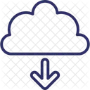 Download Cloud Download Cloud Netzwerk Icon