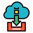 Cloud Herunterladen Speichern Symbol