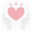 Herz Hande Unterstutzung Symbol