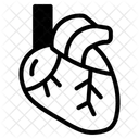 Herzanatomie Medizin Herz Symbol