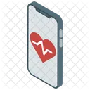 Herz App E Health Medizinische App Symbol