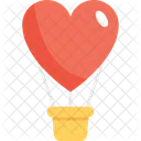 Herz Ballon Party Symbol