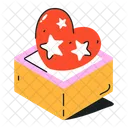 Herzgeschenk Herzbox Geschenkbox Symbol