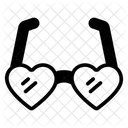 Herzbrille Requisite Sonnenbrille Symbol