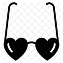 Herz Brille  Symbol