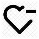 Herz Minus Symbol