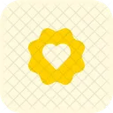 Herz-Etikett  Symbol