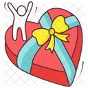 Herzgeschenk Hochzeitsgeschenk Valentinstagsgeschenk Symbol