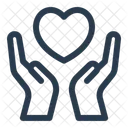 Herz Hand Liebe Symbol Symbol