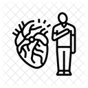 Herz Mann  Symbol