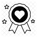 Herzmedaille Leistung Liebe Icon