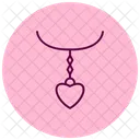 Herzmedaillon Herz Medaillon Icon