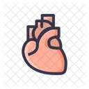 Herz Medizin Atem Symbol