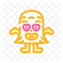 Herz Augen Suss Icon