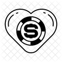 Herzmunze Herz Munze Icon