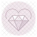 Herz und Diamant  Symbol