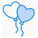 Herzballon  Symbol