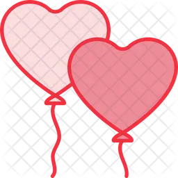 Herzballons  Symbol