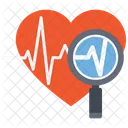 Herzdiagnosen Herzuntersuchung EKG Symbol