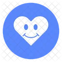 Herzform Emoji Gluckliche Emoticons Gluckliches Gesicht Symbol