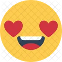 Herzgefuhle Liebe Smiley Icon