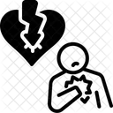 Herzinfarkt Herz Kreislauf Erkrankung Symbol