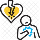 Herzinfarkt Herz Kreislauf Erkrankung Symbol