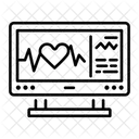 Herzmonitor Kardiograph Puls Symbol