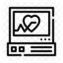 Herzmonitor EKG Medizinische Icon
