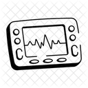 Herzmonitor EKG Maschine Icon