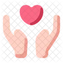 Hand Liebe Herz Icon