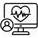 Herzschlag Biomedizin EKG Symbol