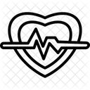 Herzschlag Liebe Gesundheit Symbol