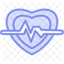 Herzschlag Liebe Gesundheit Symbol