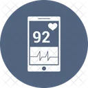 Herzschlag Analytik Diagramm Icon