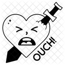 Herzinfarkt Herz Schmerzen Symbol