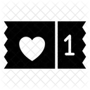 Herzticket  Symbol