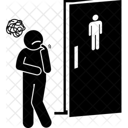 Hesitate man Icon