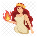 Hestia Goddess Greek Goddess Greek Mythology Icon