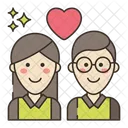 Heterosexual Couple Homosexual Couple Heterosexual Icon