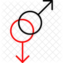 Heterosexuell Symbol Stolz Icon