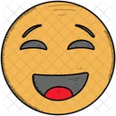 Smiley Surpris Heureux Icône