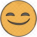 Smiley Surpris Heureux Icône