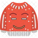 Heureux Soulage Emoji Sweat Shirt Icône