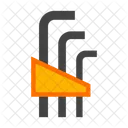 Hex Key Set Key Tool Icon