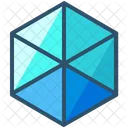 Hexaeder Form Design Icon