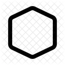 Hexagon Shape Shapes Icon