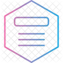 Hexagon Social Colored Icon