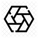 Hexagon Six Sided Shape Geometry Icon