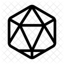 Hexagon Shape Geometry 아이콘
